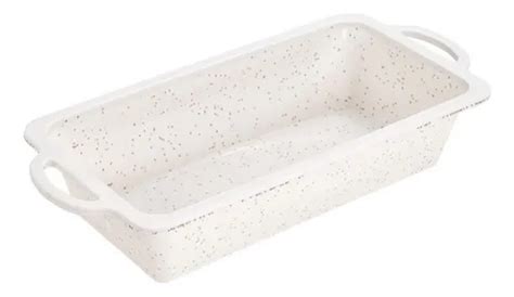 forma assadeira retangular silicone bolo ingles antiaderente mercadolivre