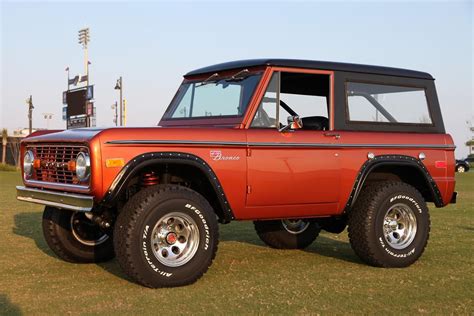 Early Classic Ford Broncocustom Copper And Black Build Stock