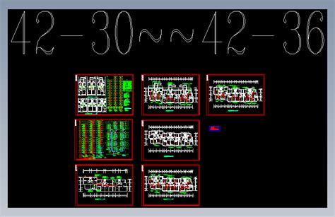 某高层住宅电气施工图autocad 2000模型图纸下载 懒石网