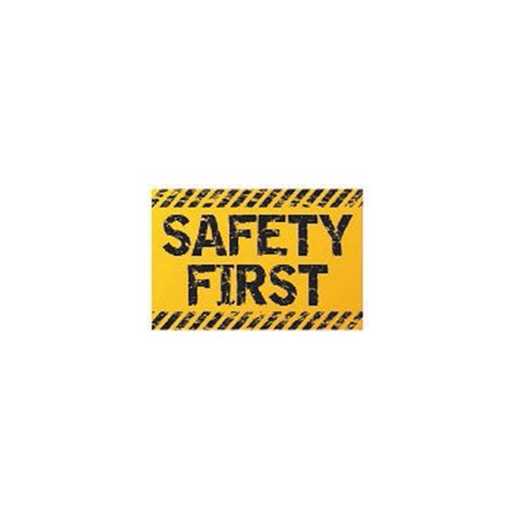 Safety First Sticker | Direct Workwear