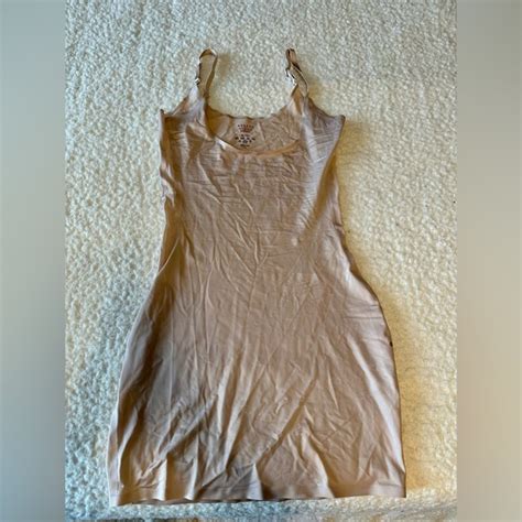 Assets By Spanx Intimates Sleepwear Assets Red Hot Label Nude Mesh Spanx Minimizer Dress