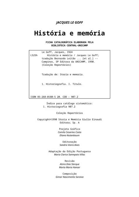 DOC História e Memória DOKUMEN TIPS