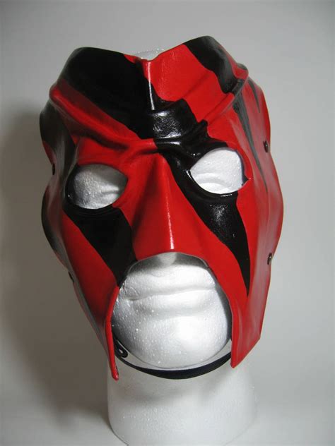 Leather Kane Mask Replica 2011 Kane Resurrected Promo Etsy