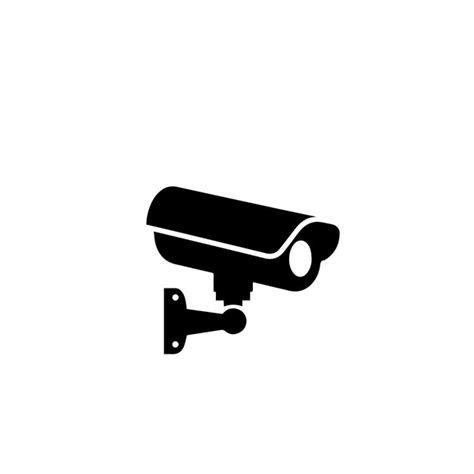 Premium Vector CCtv Camera Silhouette Security Camera Vector Design