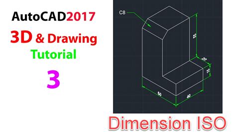 Dimension In Isometric With Autocad Youtube