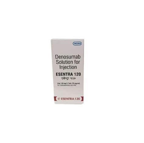 Esentra Denosumab Solution For Injection Packaging Type Vial At