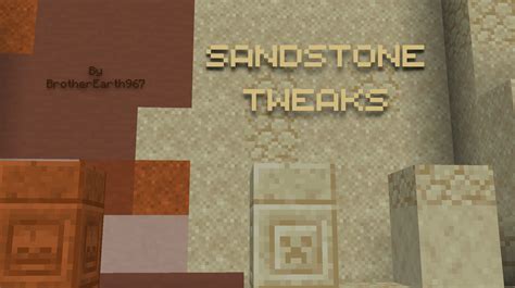 Sandstone Tweaks Minecraft Texture Pack