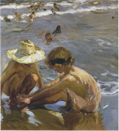 Wounded foot Joaquín Sorolla WikiArt org encyclopedia of visual arts