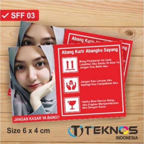 Jual Stiker Fragile Sticker Fragile Lucu Murah Jangan Dibanting Kab Mojokerto Teknos