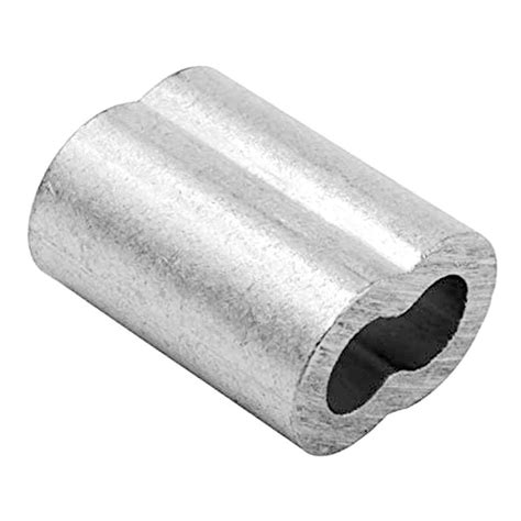 532 Aluminum Cable Swage Sleeves 100 Per Box Kl Jack