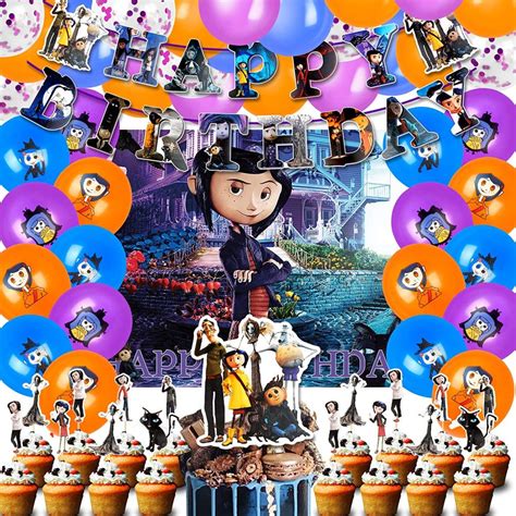 Coraline Birthday Party Supplies Coraline Birthday Party Decorations