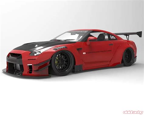 Liberty Walk Type Cfrp Complete Body Kit Nissan Gtr Off