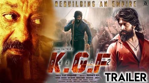 Kgf Chapter 2 Official Trailer Youtube