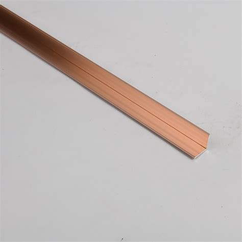 Unequal Angle Rose Gold Aluminium Profile M Homebase