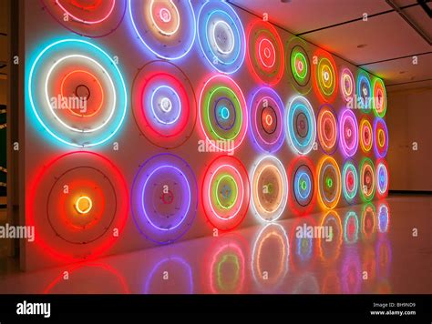 Neon wall art Stock Photo - Alamy