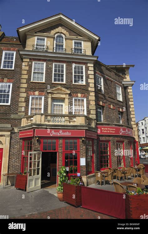 Harry Ramsdens Traditional English Fish And Chip Shop On Eastbourne