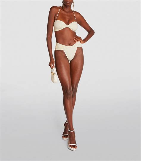 Magda Butrym Twisted Bikini Bottoms Harrods Ca