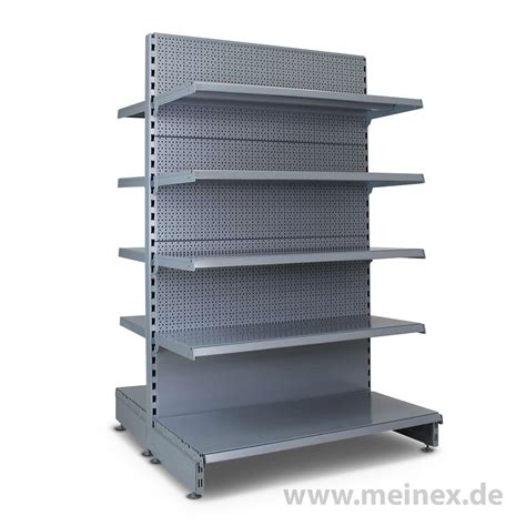 Tegometall Gondola Shelf With Perforated Back Panels Configurator