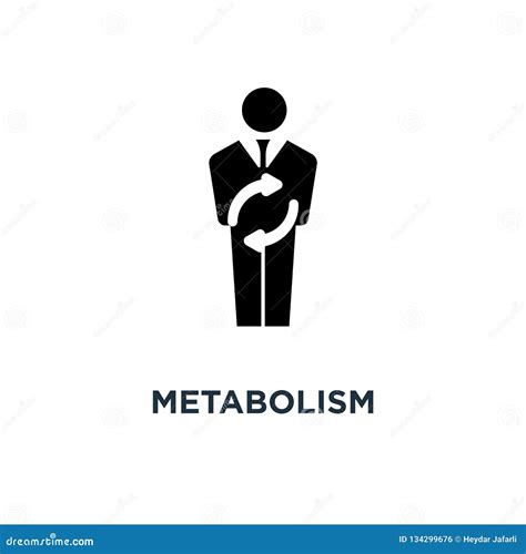 Metabolism Icon Metabolism Concept Symbol Design Vector Illust Stock