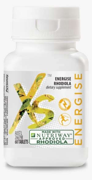 Xs™ Energise Rhodiola 60 Tablets Nutrilite Transparent Png 600x600