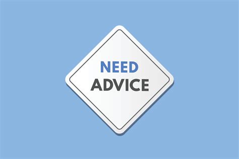 advice text button  advice sign icon label sticker web buttons  vector art