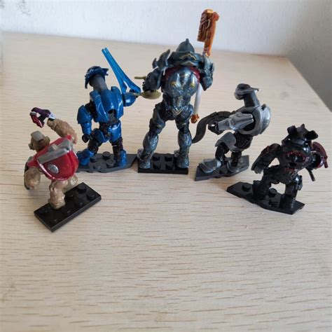 Pcs Mega Construx Bloks Halo Covenant Didact Gft Grunt Blue Elite