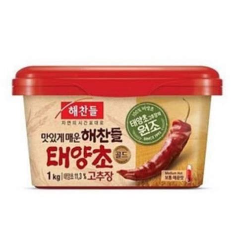 CJ Haechandeul Korean Red Pepper Paste Gochujang Hot Chili Sauce 1kilo Shopee Philippines