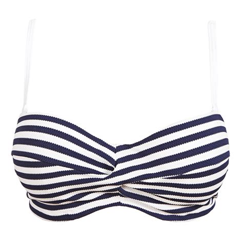 Freya Swim Drift Away Bandeau Bikini Oberteil Navy Annadiva