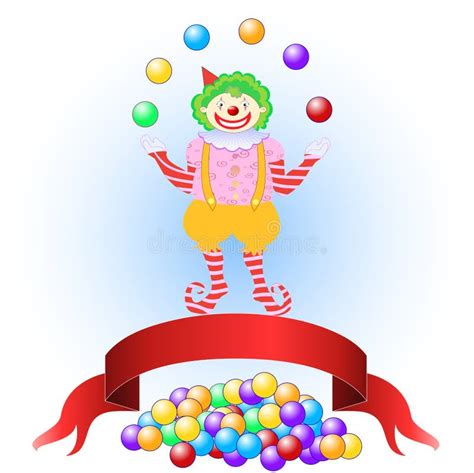 6 Clown Juggling Colorful Balls Free Stock Photos Stockfreeimages