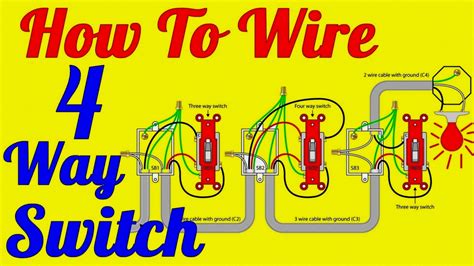 3 Way Light Switch Wiring Diagram Multiple Lights Cadician S Blog