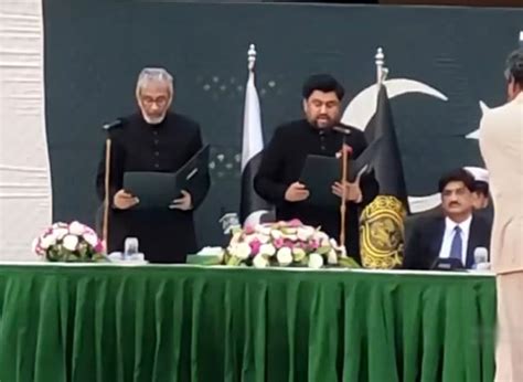 Justice Baqar Takes Oath As Interim Sindh CM