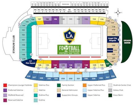 Stubhub Center Carson Ca Seating Chart Cabinets Matttroy