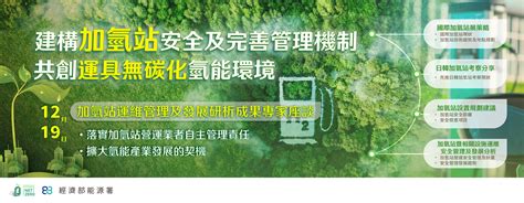 經濟部「加氫站運維管理及發展研析成果專家座談」 建構加氫站安全及完善管理機制 共創運具無碳化氫能環境