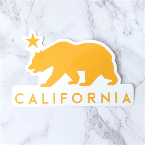 California Bear Sticker – California Crafted