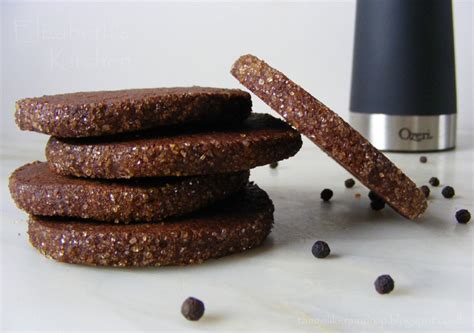 Chocolate Black Pepper Cookies Elizabeth S Kitchen Diary