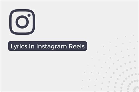 How To Make Instagram Reels With Song Lyrics Nixloop