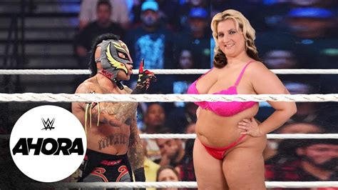 FULL MATCH Rey Mysterio Vs Aliza Intergender Wrestling Match WWE