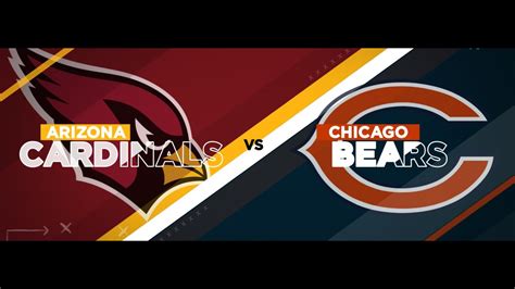 Arizona Cardinals Vs Chicago Bears Live Stream Play By Play YouTube