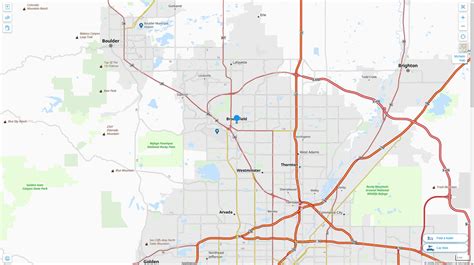 Broomfield, Colorado Map