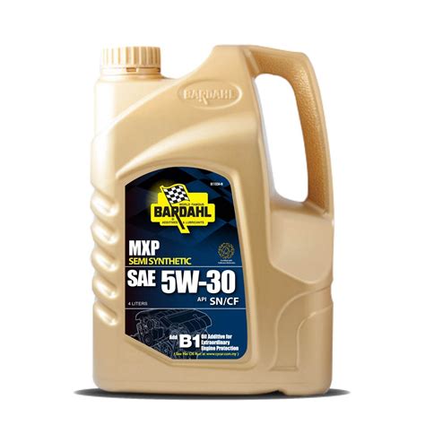 Bardahl Semi Synthetic Sae W Api Sn Cf Engine Oil Liters