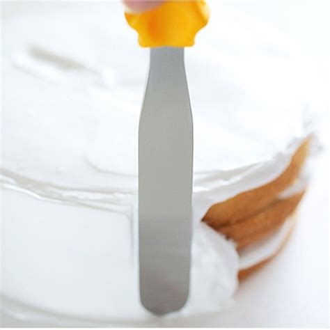 combo  stainless steel cake palette knife angular icing spatula set