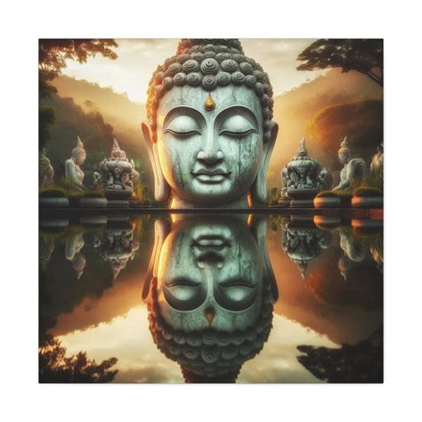 Sacred Mirror: A Captivating Canvas Art Reflecting the Spiritual ...