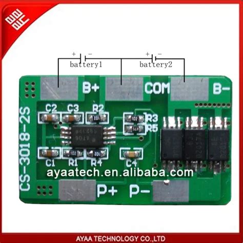 Battery Protection Circuit Board For Li-ion Lithium Battery Pack 7.4v ...