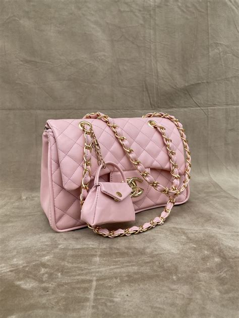 Pink Chanel Inspired Bag Tobistylx Bags