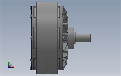 全套zkb Xn单出轴止口支撑磁粉制动器系列 Solidworks 2018 模型图纸下载 懒石网