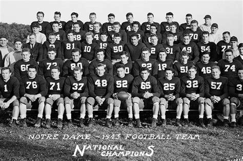 Throwback Thursday Notre Dame Fighting Irish Vs Georgia Tech 1943