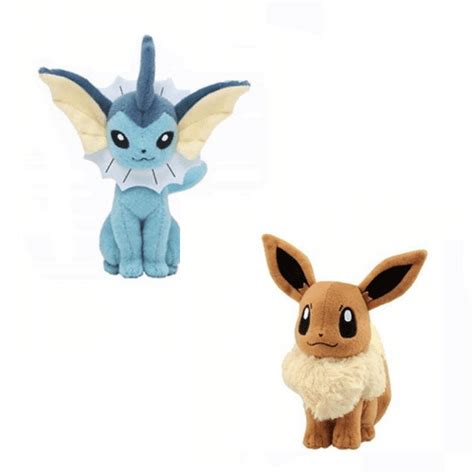 Pokemon Eevee Cm Vaporeon Knuffel Pakket Mijn Knuffel