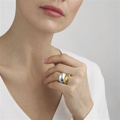 Curve Ring K Guld S Lv Georg Jensen Dirks Jewellery