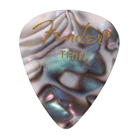 Fender 351 Pick Pack Abalone Thin 3 Pack 36 Bundle Reverb