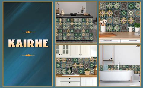 Amazon De Kairne St Ck Bunt Fliesenaufkleber Mosaik K Che